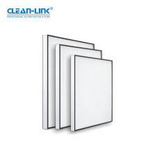 High Efficiency H13/H14/U15/U16 Glass Fiber Panel Filter Mini-Pleat HEPA Filter for Electronics Industry